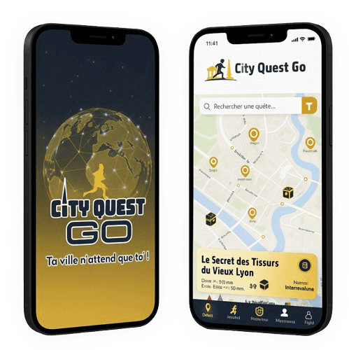 city-quest-go-application- exploration urbaine - défis sportifs