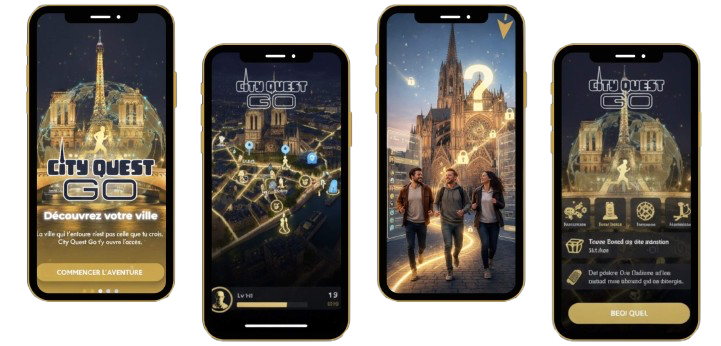presentation application city quest go